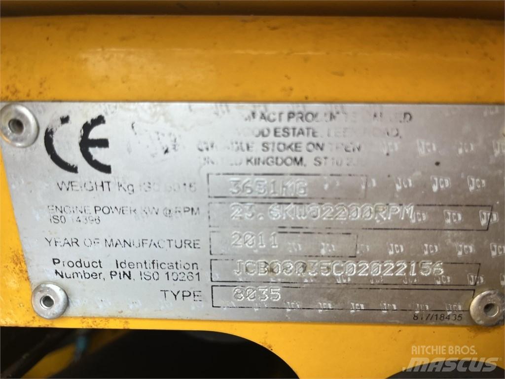 JCB 8035 ZTS Mini excavators < 7t