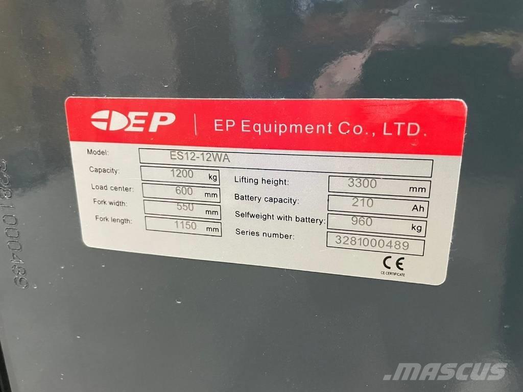 EP ES 12-12 WA Pedestrian stacker