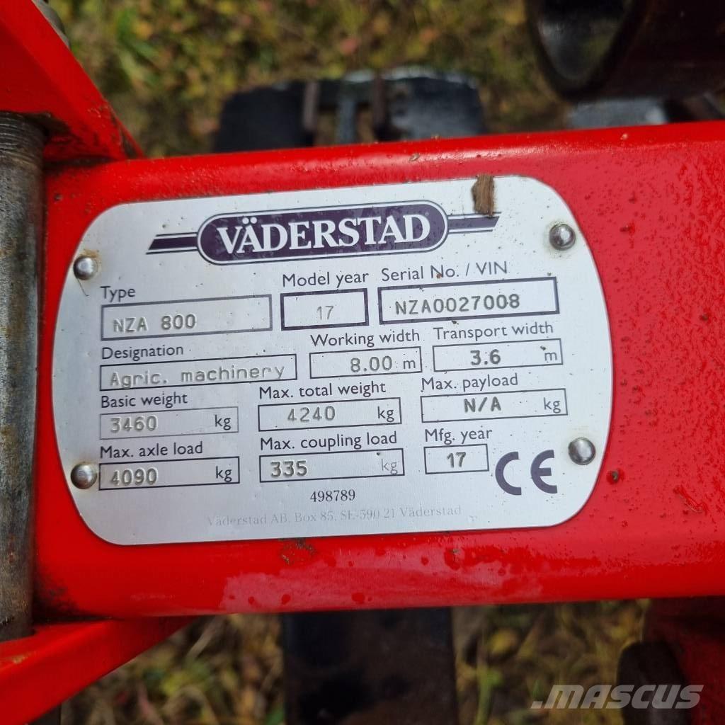Väderstad NZA800 Cultivators