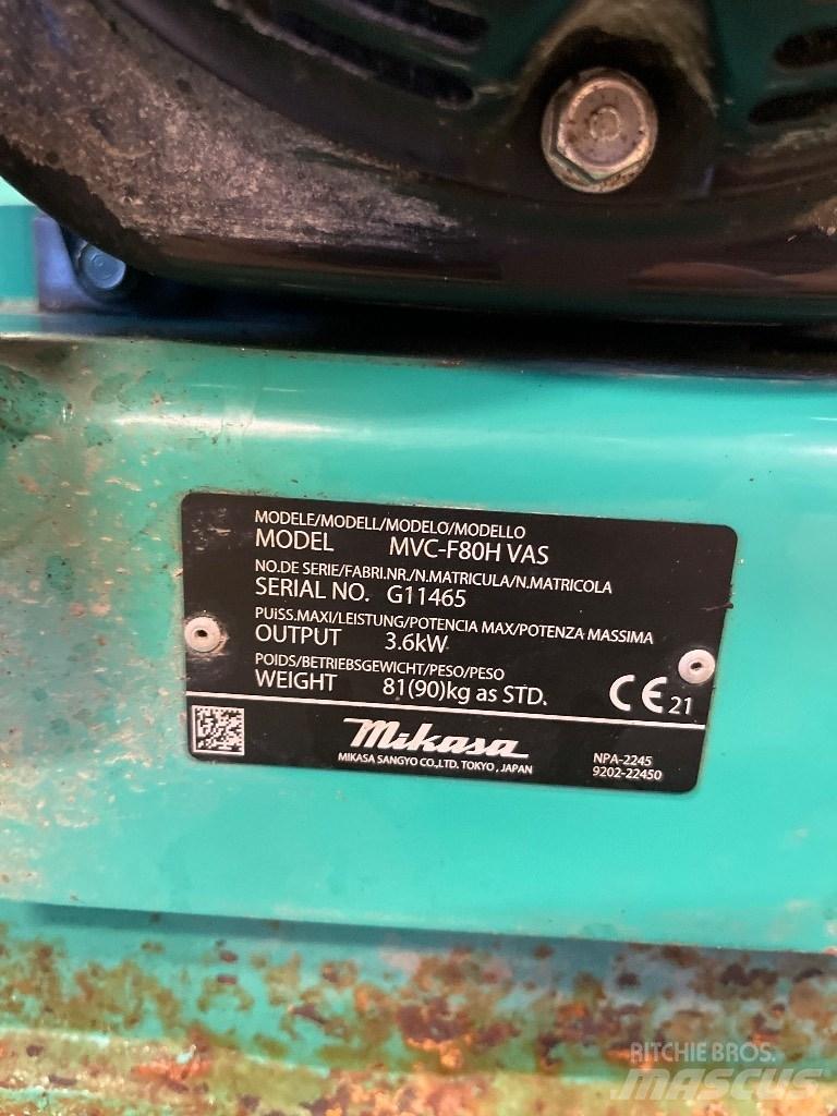 Mikasa MVC F80 Vibrator compactors