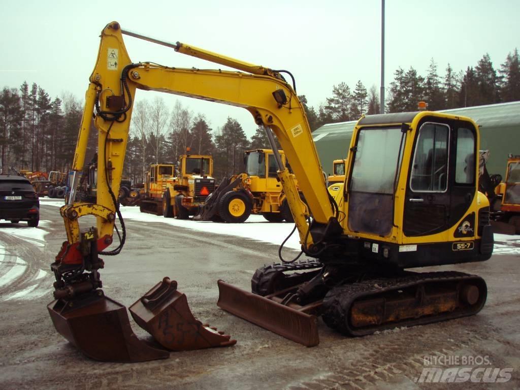 Hyundai Robex 55-7 Mini excavators < 7t