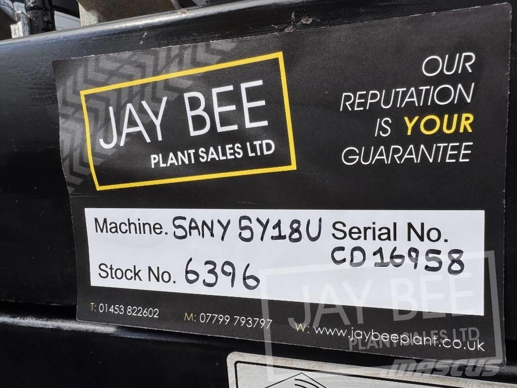 Sany SY18U Mini excavators < 7t