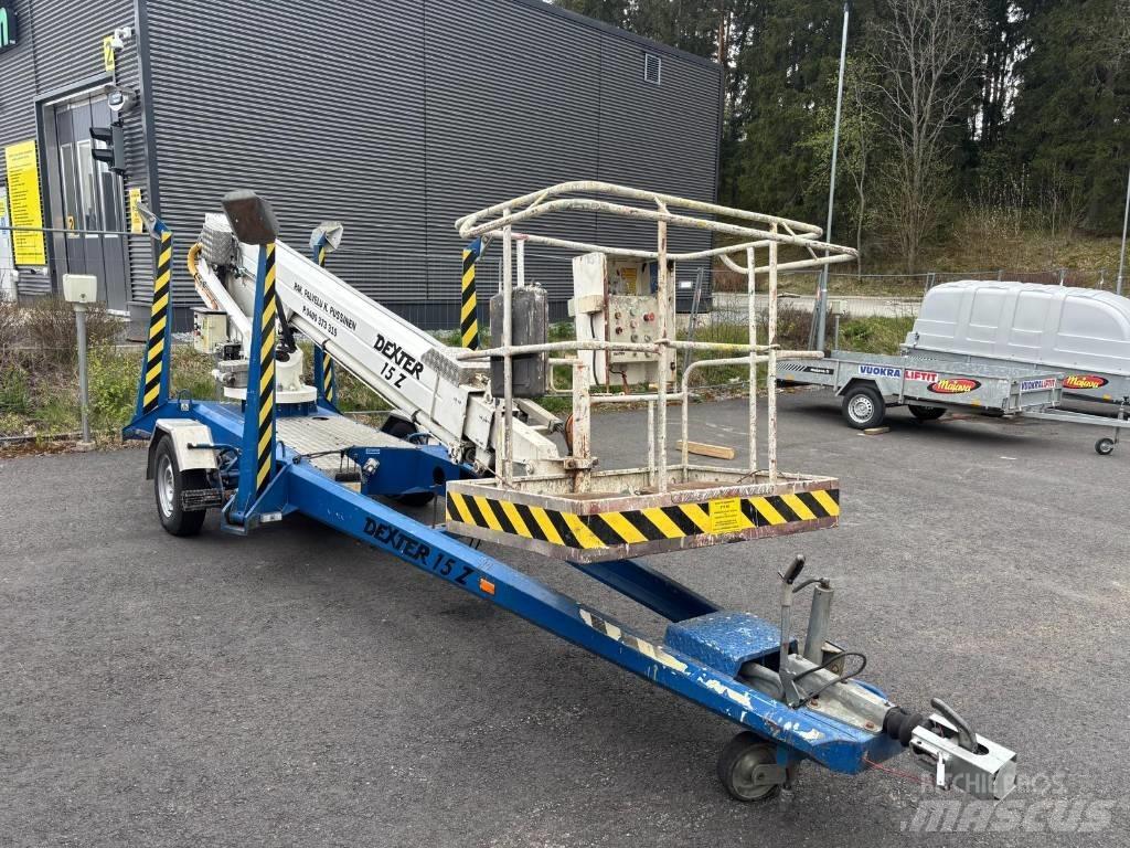 Dexter 15 Z Trailer mounted aerial platforms