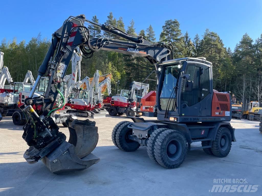 Atlas 140 W Wheeled excavators