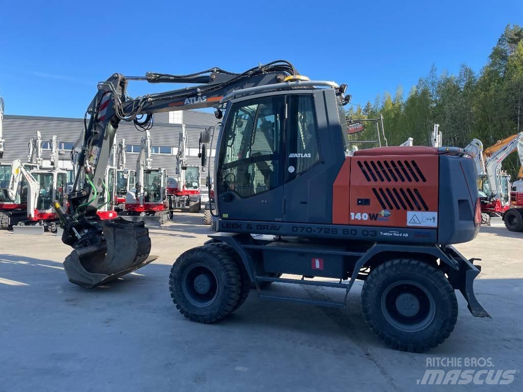 Atlas 140 W Wheeled excavators