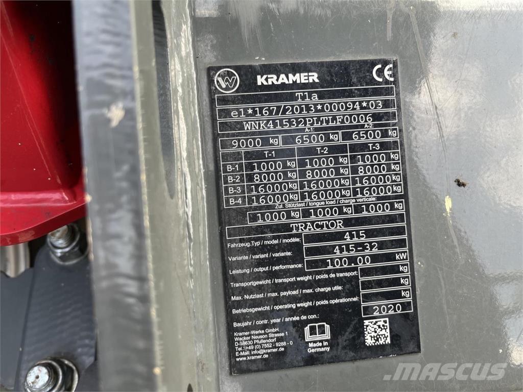 Kramer KT356 Farming telehandlers