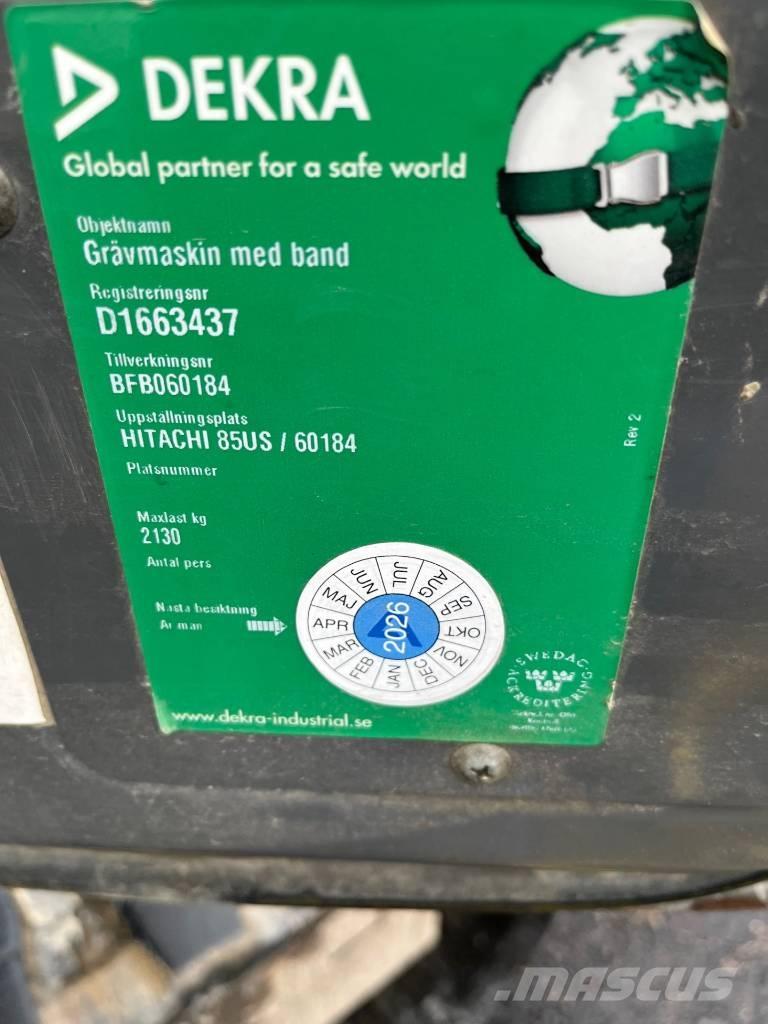 Hitachi ZX 85 US-3 Midi excavators  7t - 12t