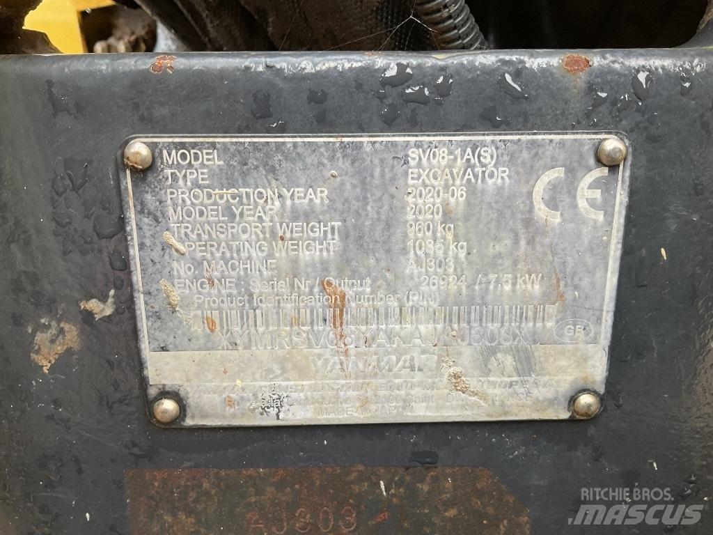 Yanmar SV08 Mini excavators < 7t