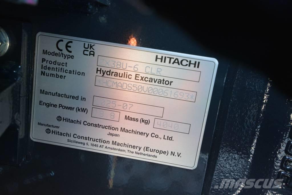 Hitachi ZX 38 U-6 Mini excavators < 7t