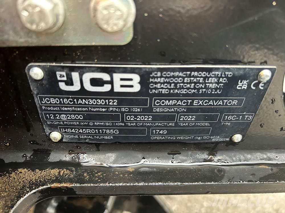 JCB 16C-1 Mini excavators < 7t