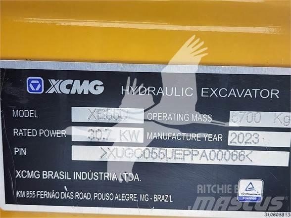 XCMG XE55U Mini excavators < 7t