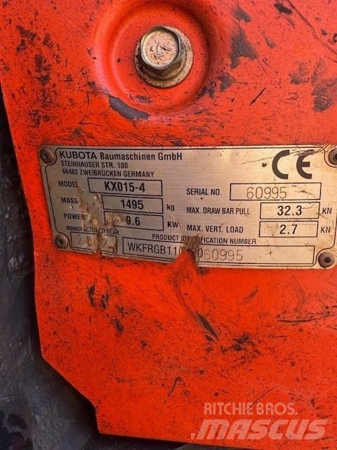 Kubota KX 015-4 Mini excavators < 7t