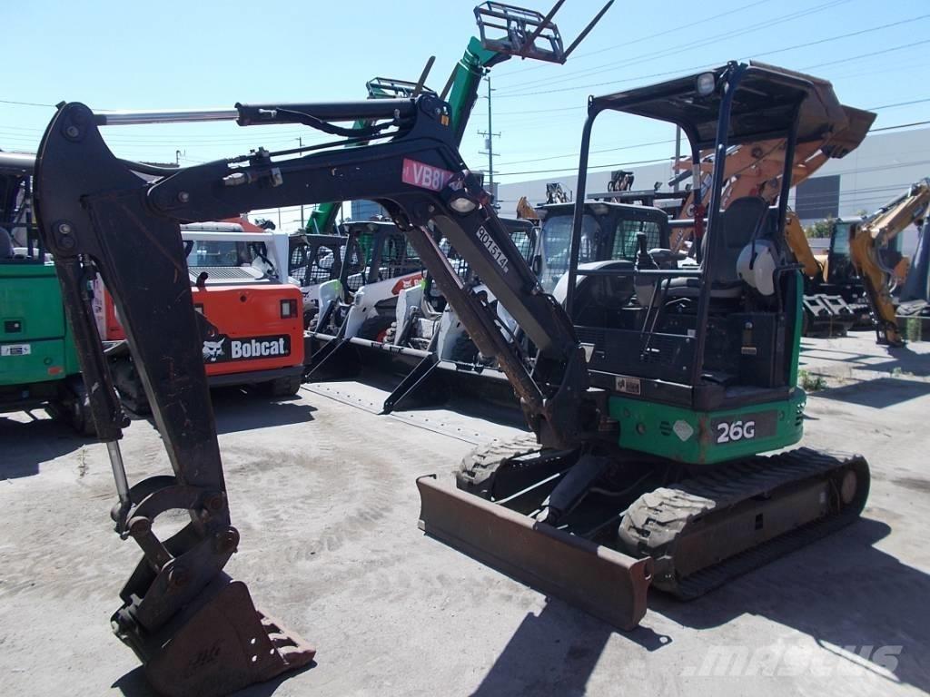 John Deere 26G Mini excavators < 7t