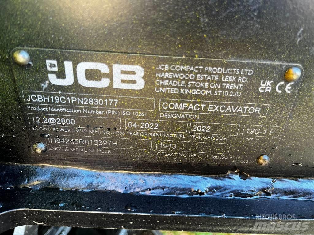 JCB 19 C-1 Mini excavators < 7t