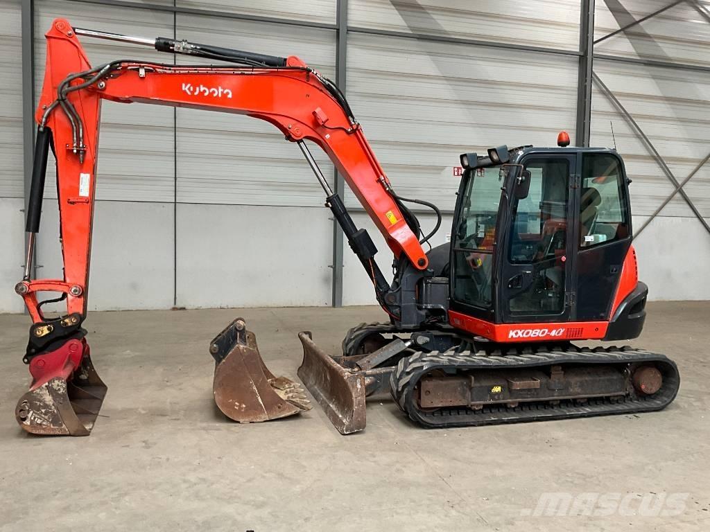 Kubota KX 080-4 A Midi excavators  7t - 12t