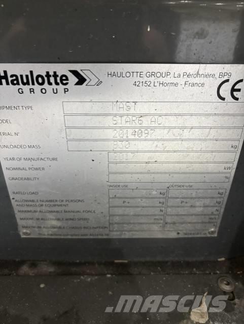 Haulotte Star 6 Vertical mast lifts