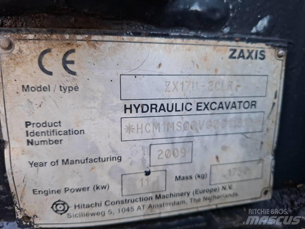 Hitachi ZX17U-2CLR Mini excavators < 7t