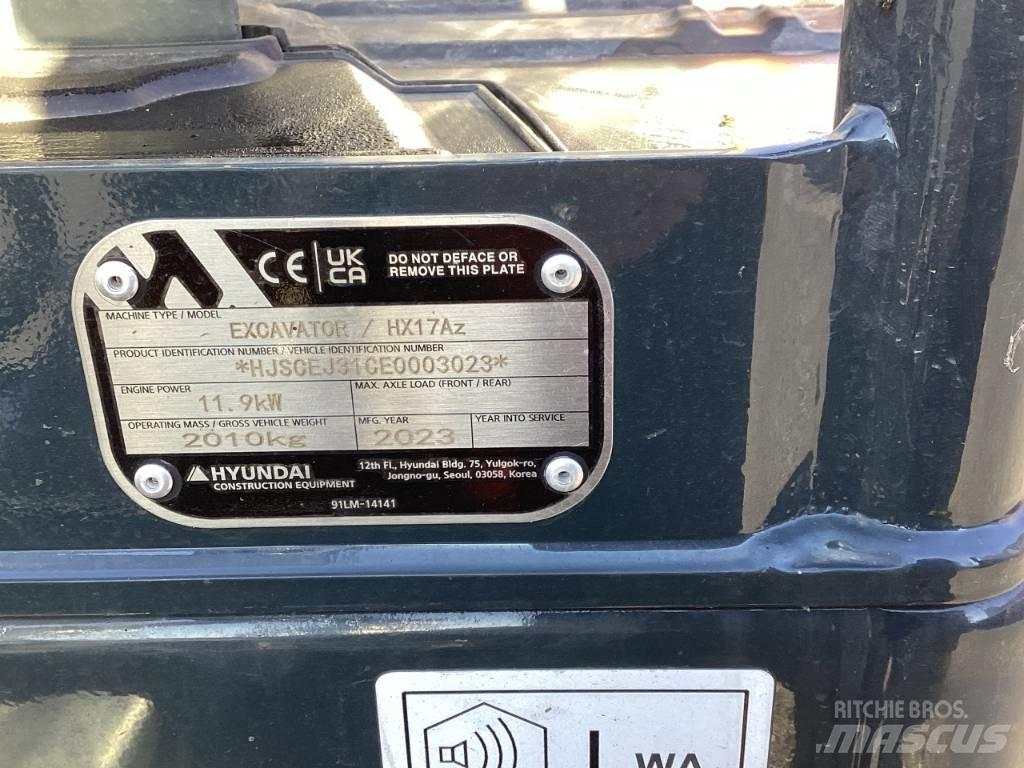 Hyundai HX17Az Mini excavators < 7t