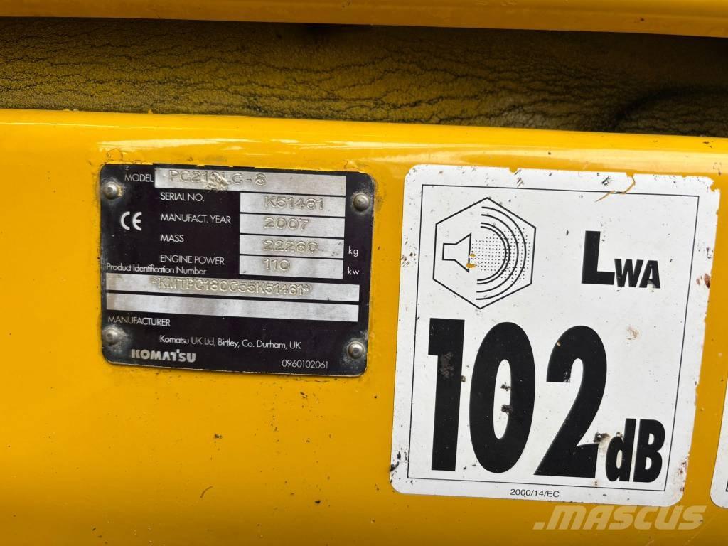 Komatsu PC 210 LC-8 Crawler excavators