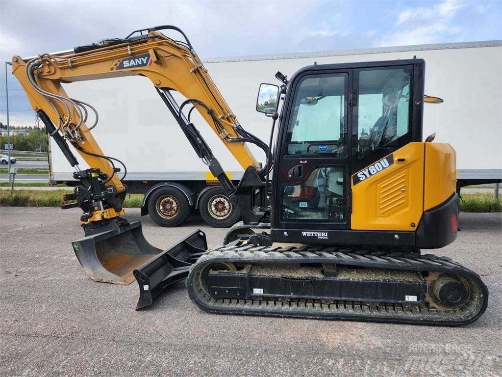Sany SY80U Midi excavators  7t - 12t