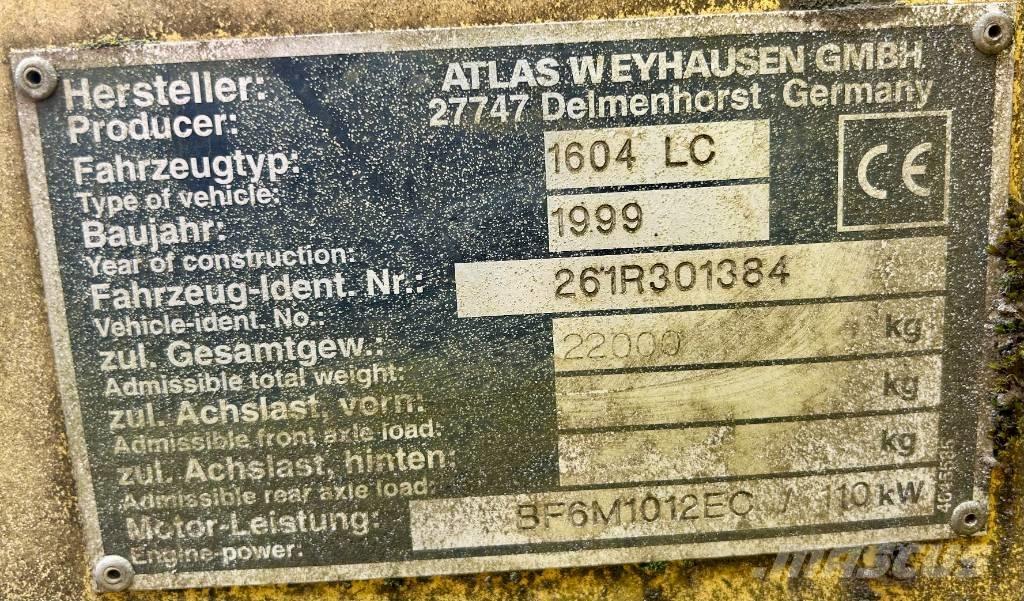 Atlas 1604 LC Crawler excavators