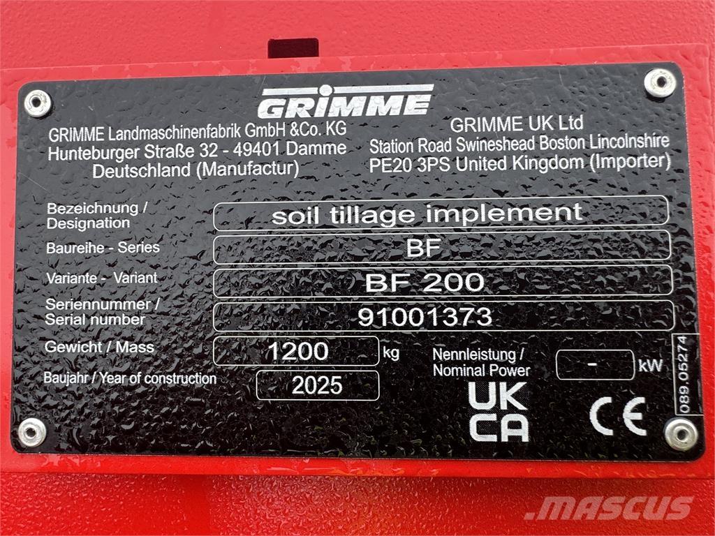 Grimme BFL200 Other farming machines