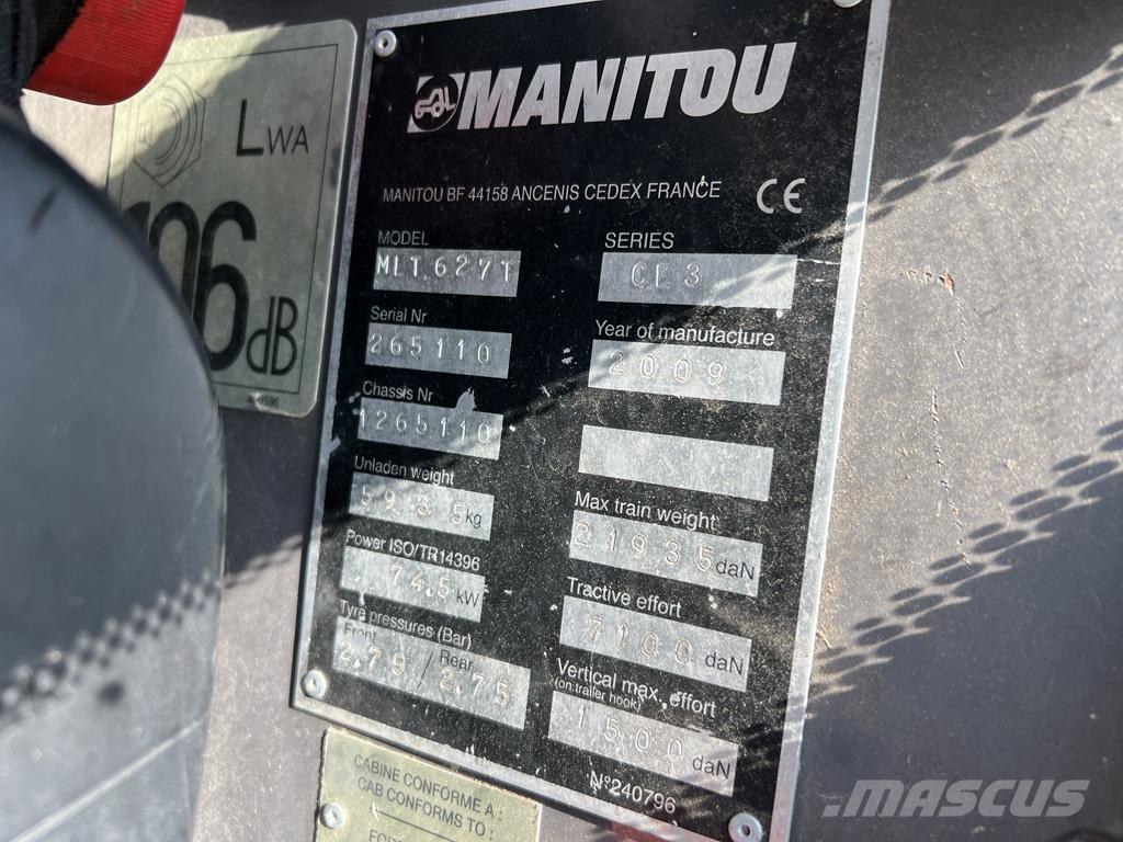 Manitou MLT627 Farming telehandlers