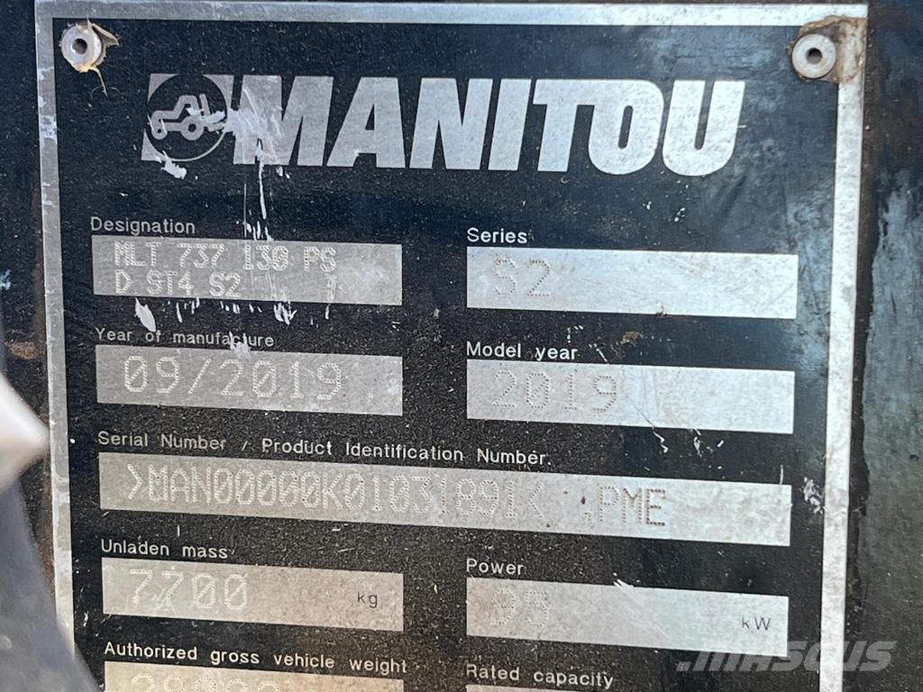 Manitou MLT737PS Farming telehandlers
