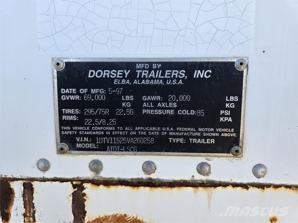 Dorsey 53' Van Body Trailers
