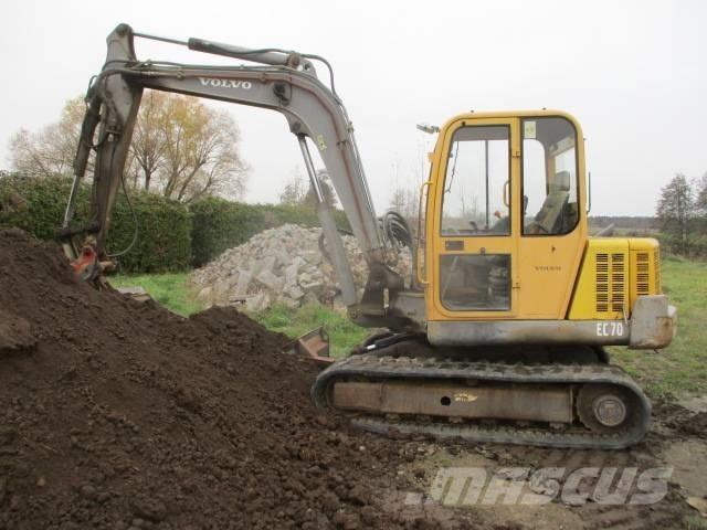 Volvo EC 70  ECR 88 Midi excavators  7t - 12t