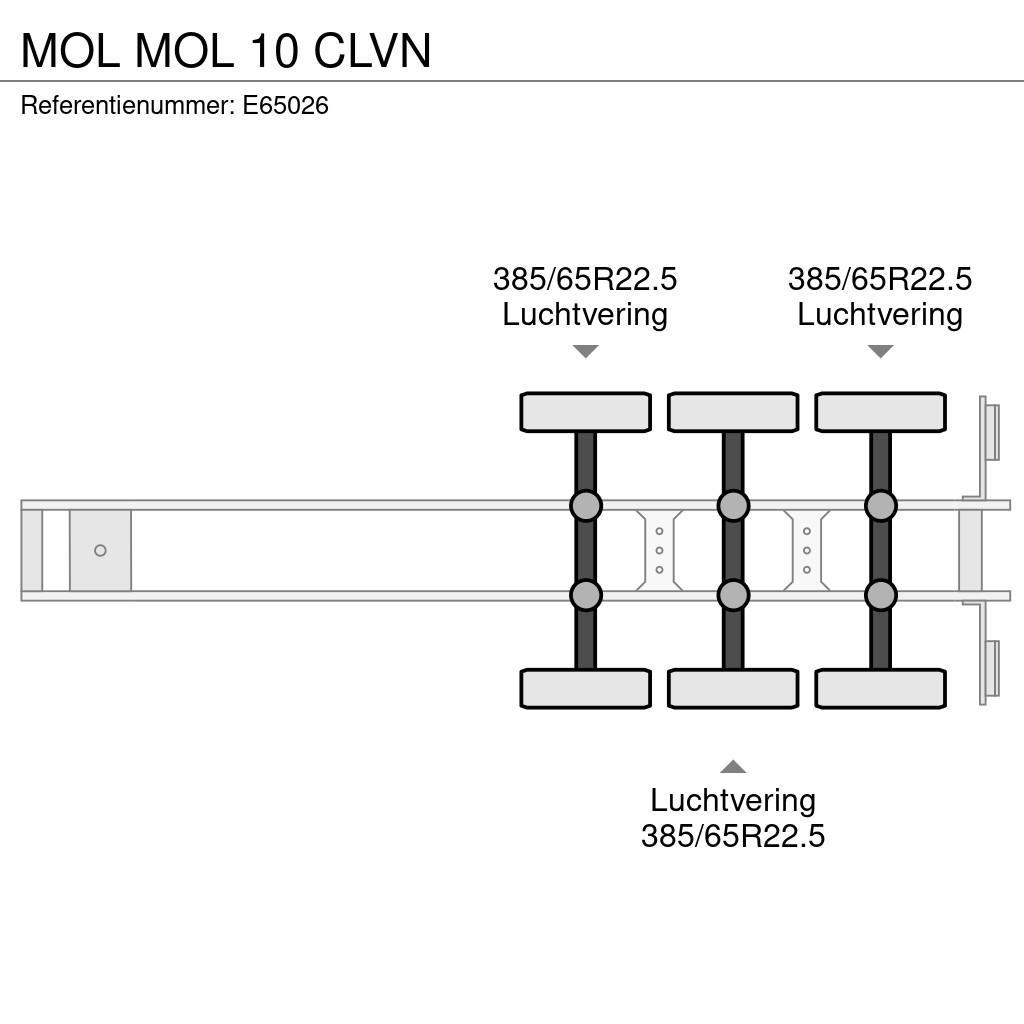 MOL 10 CLVN Tipper semi-trailers