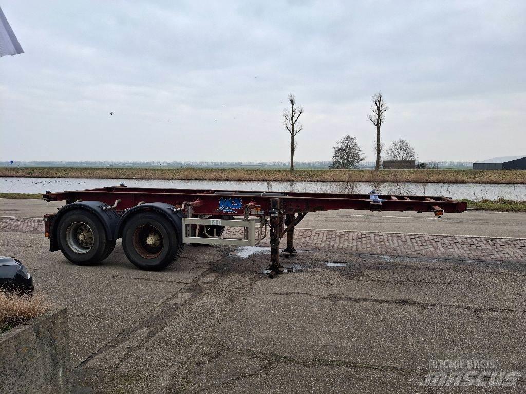 Pacton TXC 230 Containerframe/Skiploader semi-trailers