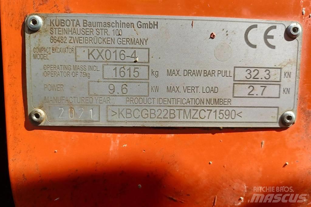 Kubota KX016-4G Mini excavators < 7t