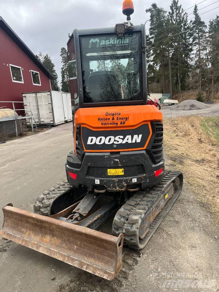 Doosan DX27 Mini excavators < 7t