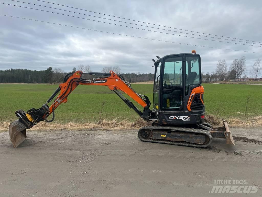 Doosan DX27 Mini excavators < 7t