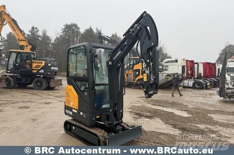 Hyundai HX19A Mini excavators < 7t