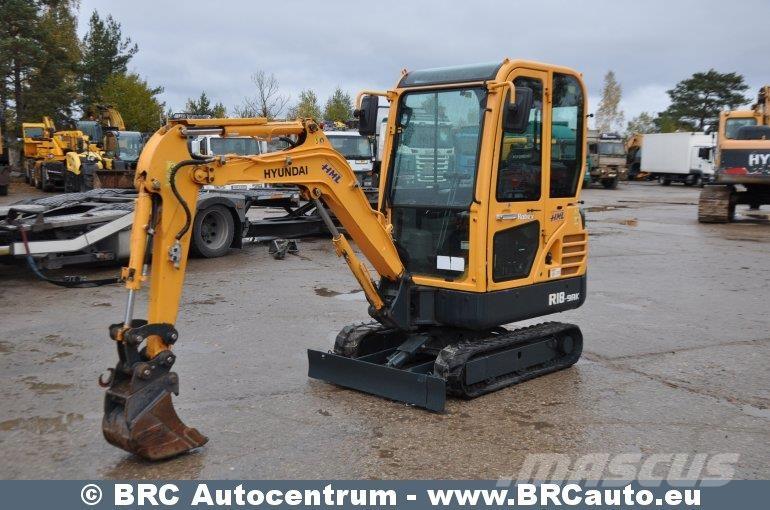 Hyundai R18-9AK Mini excavators < 7t
