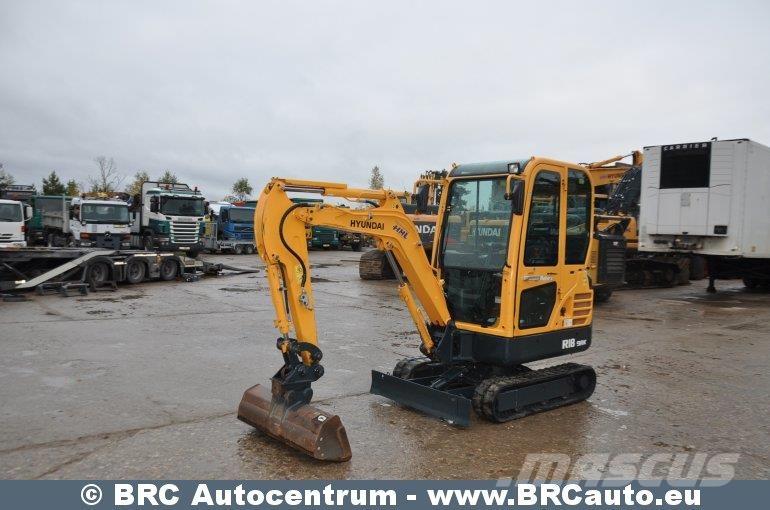Hyundai R18-9AK Mini excavators < 7t