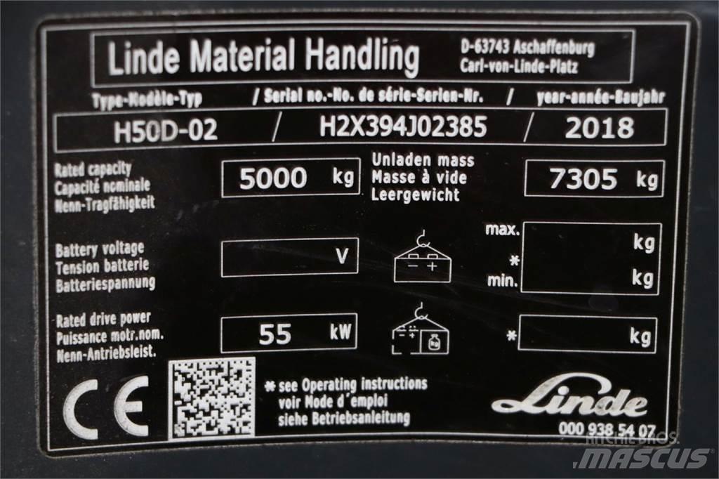 Linde H50D-02 Diesel trucks