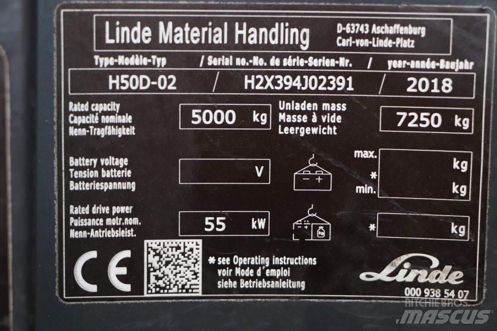Linde H50D-02 Diesel trucks