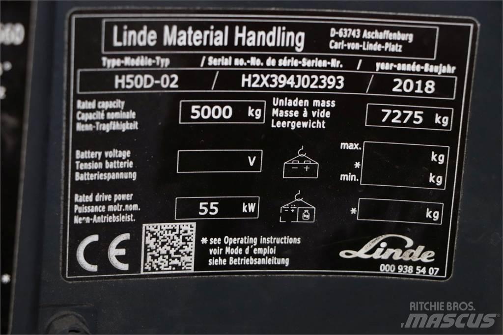 Linde H50D-02 Diesel trucks