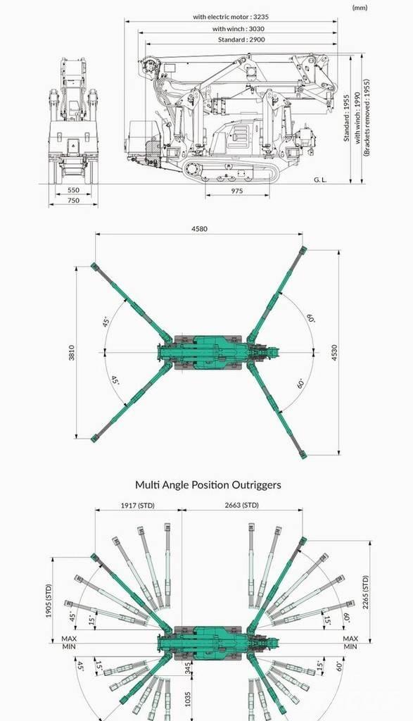 Maeda MK1033 Mini cranes