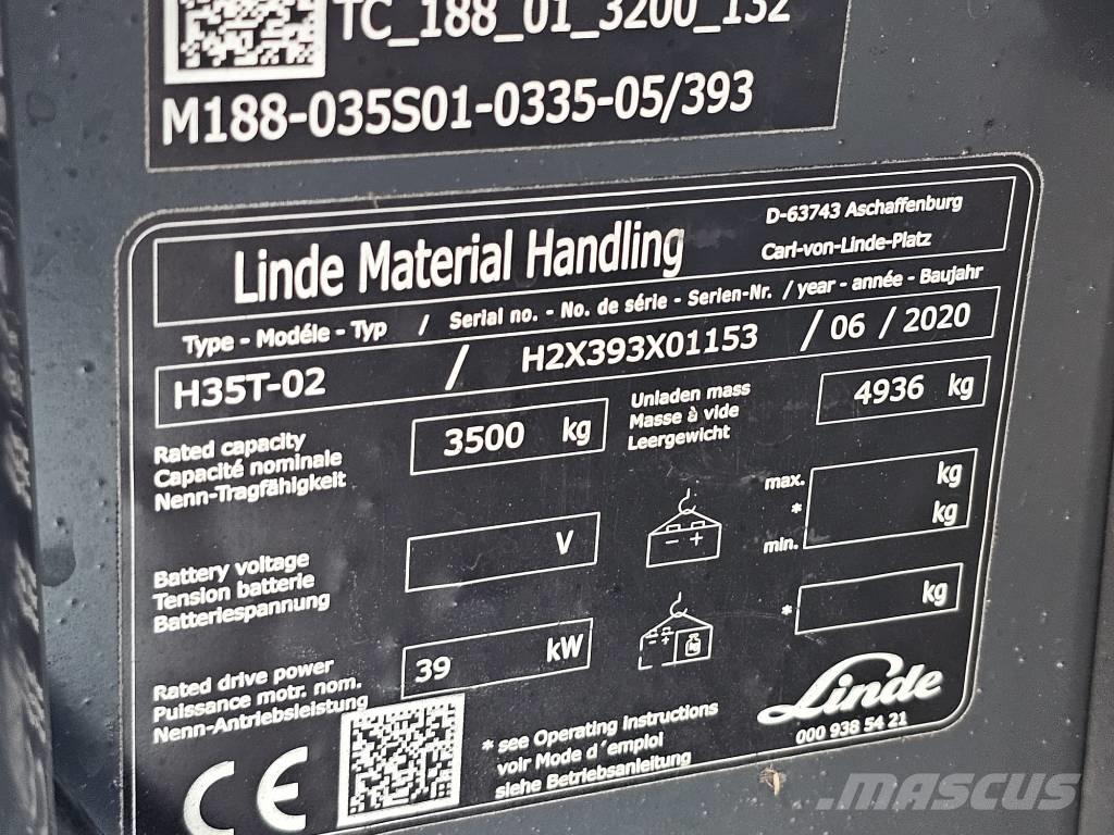 Linde H35T-02 LPG trucks