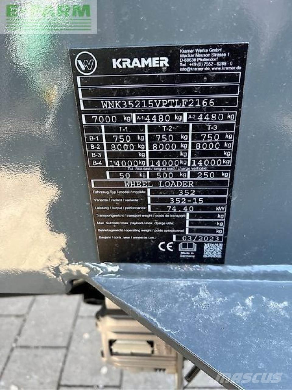 Kramer kl35.8t Farming telehandlers
