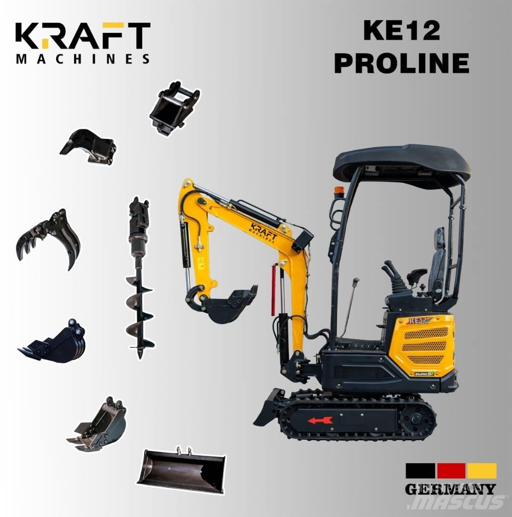 Kraft KE12Proline Mini excavators < 7t