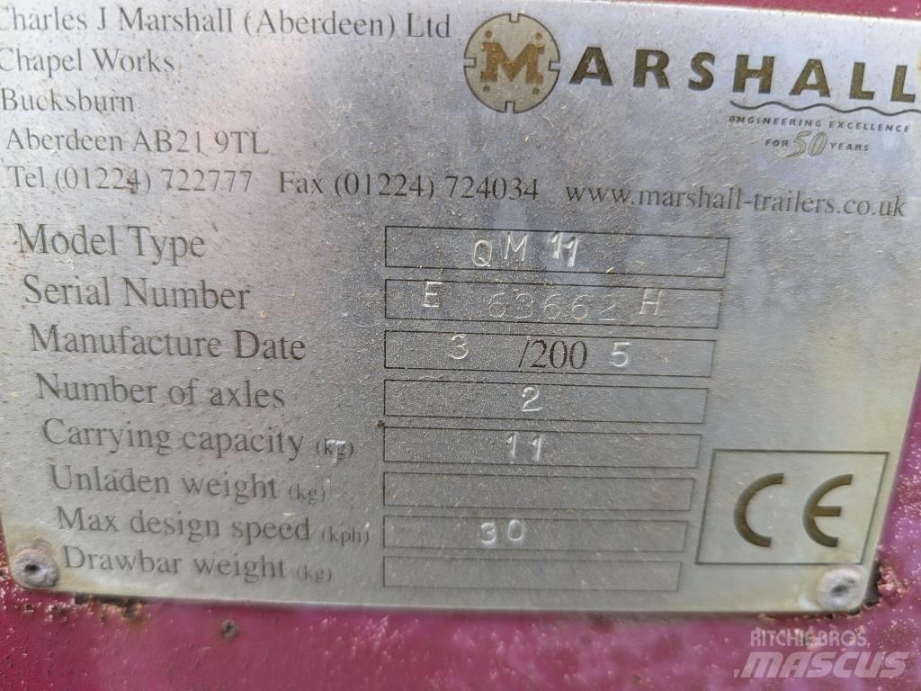 Marshall QM11 Grain / Silage Trailers