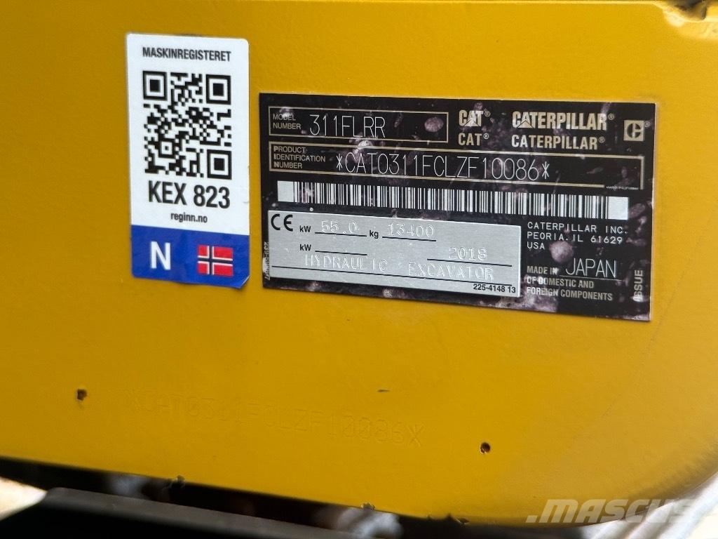 CAT 311 F LRR Crawler excavators
