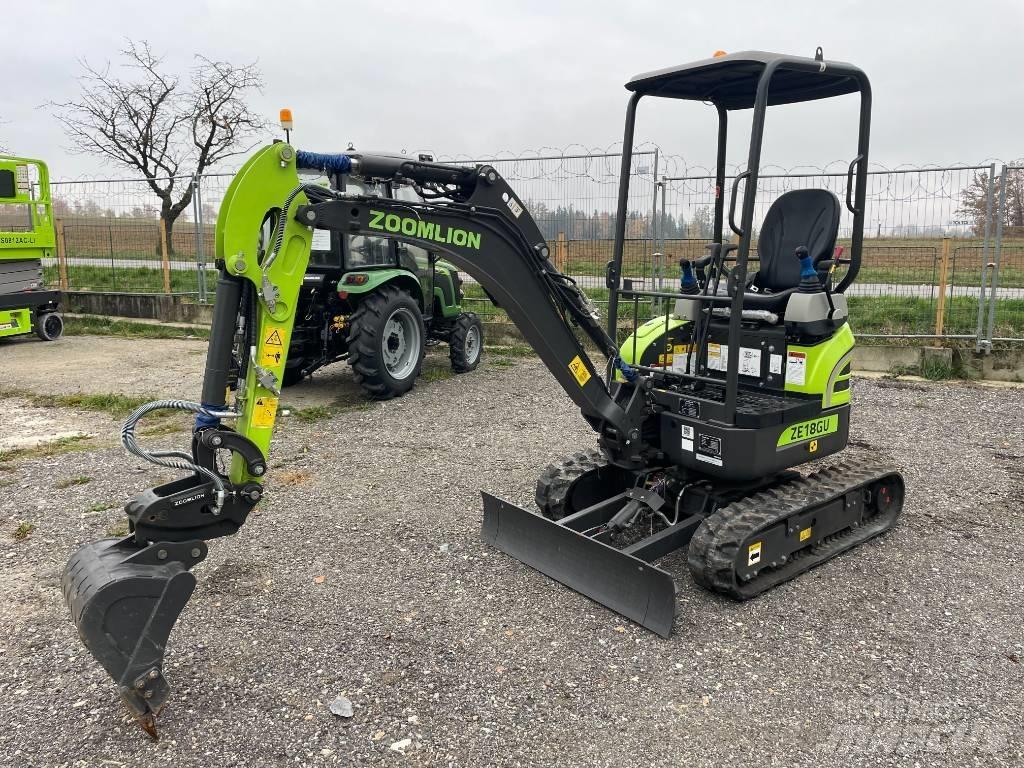 Zoomlion ZE18GU Mini excavators < 7t