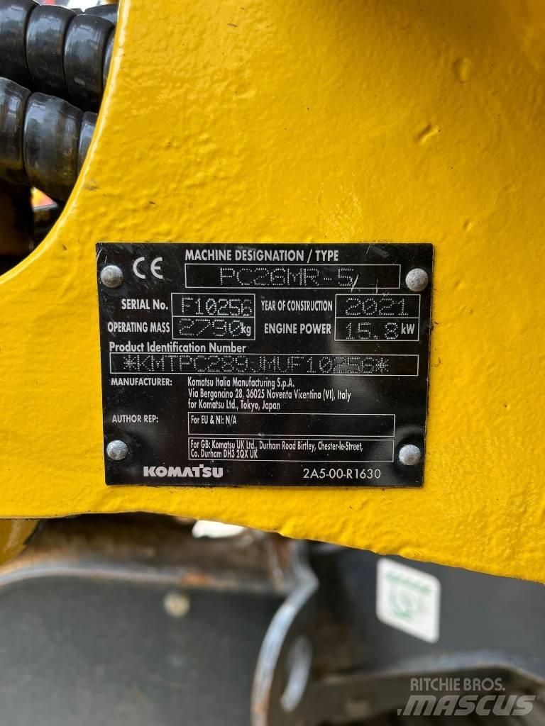 Komatsu PC26MR-5 Mini excavators < 7t