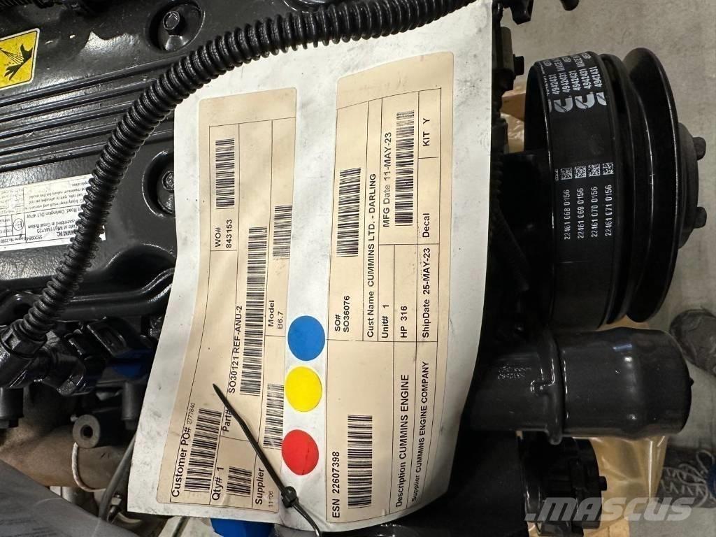 Cummins B6.7 FR95272 Other farming machines